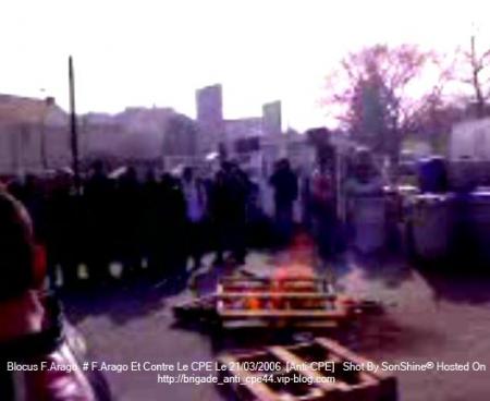 Blocus F.Arago  #  F.Arago Et Contre Le CPE Le 17 03 2006 2